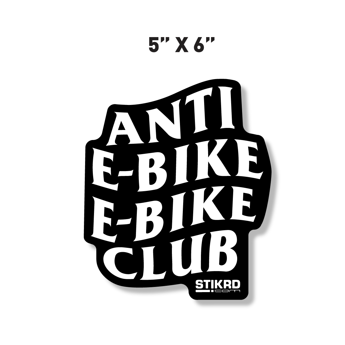 ANTI EBIKE EBIKE CLUB DECAL